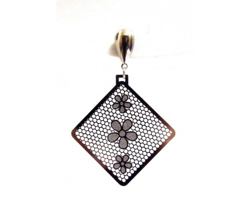 IN A MESH - Push Back Earrings - Drop Long Dangling - Fashion Classy Novelty